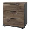 Nachtkommode Richmond Braun - Grau - Holzwerkstoff - 52 x 58 x 38 cm
