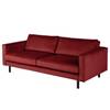 3-Sitzer Sofa FORT DODGE Samt Ravi: Bordeaux