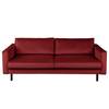 3-Sitzer Sofa FORT DODGE Samt Ravi: Bordeaux