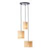 Suspension Raffy I Feuille de plante / Fer - 3 ampoules