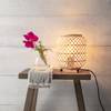 Lampe Mesa Bambou massif / Fer - 1 ampoule