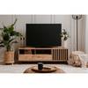 Tv-meubel Bimeda spaanplaat/MDF (Medium-Density Fibreboard) - Artisan eikenhouten look/antracietkleurig