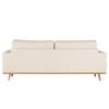 2-Sitzer Sofa BILLUND Bouclé Stoff Eurona: Beige - Buche Hell