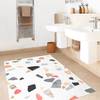 Vinyl vloerkleed Terrazzo Goudkleurig Vinyl/polyester - 120 x 80 cm