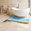 Tappeto Spiaggia Mare del Nord Vinile / Poliestere - 180 x 120 cm