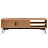 TV-Lowboard KNIVS - 160 cm Echtholzfurnier - Eiche