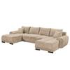 Wohnlandschaft Westwell Microfaser Ranu: Sand
