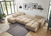 Wohnlandschaft Westwell Microfaser Ranu: Sand