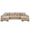 Wohnlandschaft Westwell Microfaser Ranu: Sand