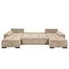 Wohnlandschaft Westwell Microfaser Ranu: Sand