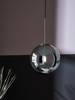 Hanglamp Dione 1 lichtbron ijzer - Zwart