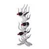 Portabottiglie Flame - 9 bottiglie Alluminio - Color argento
