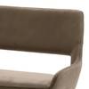 Panca imbottita Penelopa Color cappuccino - Larghezza: 175 cm