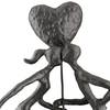 Statuette Couple amoureux Fer - Marron
