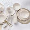 Frühstücksteller ATLANTIS 4er-Set Steinzeug - Beige