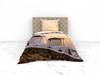 Copripiumino e federa Parker Bambù / Cotone - Multicolore - 220 x 155 cm