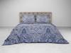 Copripiumino e federa Bles Cotone - Blu - 220 x 200 cm