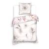 Parure de lit en satin mako Kos Coton - Beige - 200 x 135 cm