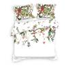 Parure de lit en satin mako Moires Coton - Blanc - 220 x 200 cm