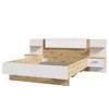 Struttura letto Assen Bianco / Effetto rovere Artisan