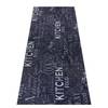 Tapis de couloir Wild Kitchen Board Polyester - Noir / Blanc