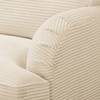 Sessel Bethania Cord - Cordstoff Lola: Creme