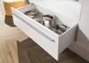 Cucina PELU 260 cm Bianco lucido / Effetto rovere