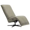 Relaxsessel Barhal Antiklederlook - Mischgewebe Bulan: Grau