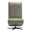 Relaxsessel Barhal Antiklederlook - Mischgewebe Bulan: Grau
