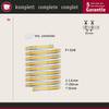 Striscia LED bianco caldo 1000 COB Poliacrilico - Argento