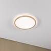 LED-Deckenleuchte Atria Shine Typ C Kunststoff / Eiche Optik - Braun - 1-flammig - 29 x 29 cm