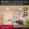 Lampada da soffitto a LED Atria Shine A Materiale plastico / Effetto rovere - Marrone - 1 punto luce - 42 x 42 cm