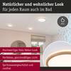 Lampada da soffitto a LED Atria Shine A Materiale plastico / Effetto rovere - Marrone - 1 punto luce - 42 x 42 cm