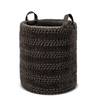 Contenitori portaoggetti Roberto Cotone / Poliestere - Grigio scuro