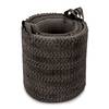 Contenitori portaoggetti Roberto Cotone / Poliestere - Grigio scuro