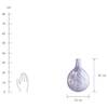 Vase BLUEBLOSSOM Klarglas - Lila / Transparent