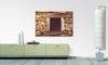 Quadro Wooden Windows Abete massello / Tessuto misto - 80 x 120 cm - Beige