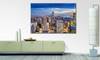 Quadro NY City Abete massello / Tessuto misto - 80 x 120 cm