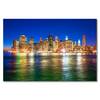 Quadro Manhattan Metropolis Abete massello / Tessuto misto - 80 x 120 cm