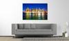 Quadro Manhattan Metropolis Abete massello / Tessuto misto - 80 x 120 cm