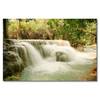 Quadro Jungle Waterfall Abete massello / Tessuto misto - 80 x 120 cm