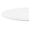 Tavolo da pranzo Lazri Ceramica / Metallo - Effetto marmo bianco / Bianco