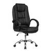 Chaise de bureau pivotante Leuthen Imitation cuir - Noir