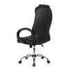 Chaise de bureau pivotante Leuthen Imitation cuir - Noir