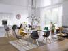 Scrivania Coswig MDF - Bianco / Quercia