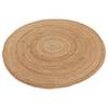 Juteteppich Nele Rund Jute - Natur - 60 x 60 cm