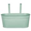 Pflanzkübel ZINC Breite 33 cm Zink- Pastellgrün