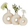 Vase LOOPY Dolomit - Beige - Beige - Höhe: 10 cm