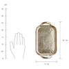 Deko Tablett BANQUET Typ D Aluminium - Silber