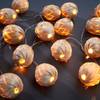 LED-Lichterkette BONDI LIGHTS Kupfer / Polypropylen / Bambus - Beige